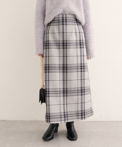 natural couture（ナチュラルクチュール）の「チェック柄ペンシルスカート（スカート・レディース・その他1/その他2/その他3・FREE）」の8枚目の写真