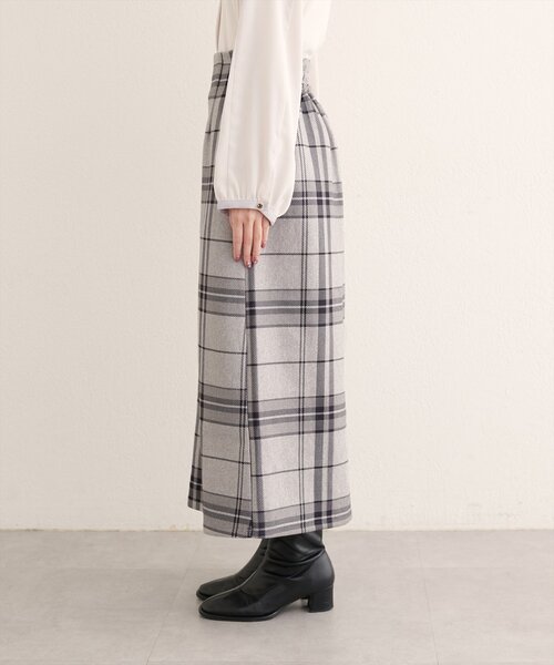 natural couture（ナチュラルクチュール）の「チェック柄ペンシルスカート（スカート・レディース・その他1/その他2/その他3・FREE）」の14枚目の写真