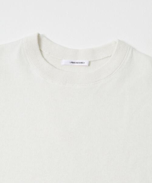 URBAN RESEARCH(アーバンリサーチ)の「コットンカシミヤハーフスリーブニット(ニット/セーター・レディース・オフホワイト/グレー/ブラック・FREE)」の21枚目の写真