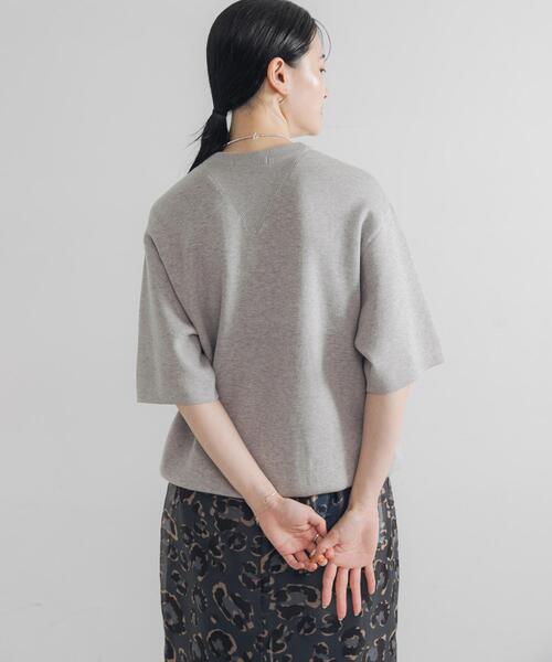 URBAN RESEARCH(アーバンリサーチ)の「コットンカシミヤハーフスリーブニット(ニット/セーター・レディース・オフホワイト/グレー/ブラック・FREE)」の13枚目の写真