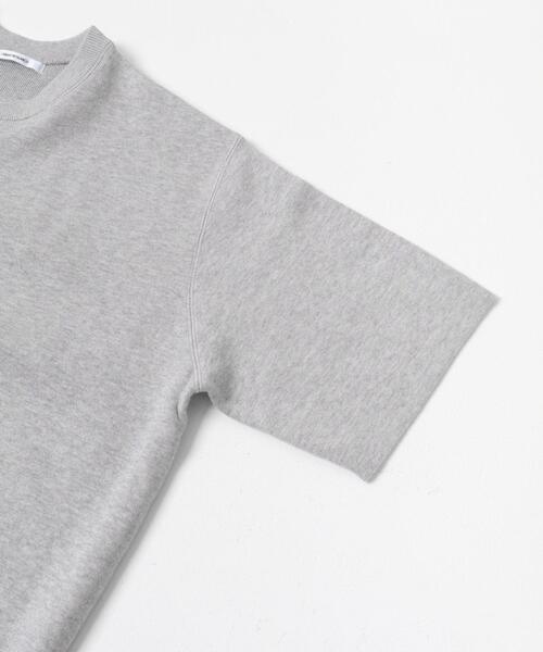 URBAN RESEARCH(アーバンリサーチ)の「コットンカシミヤハーフスリーブニット(ニット/セーター・レディース・オフホワイト/グレー/ブラック・FREE)」の4枚目の写真