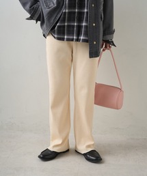 PUAL CE CIN | 微フレアリブパンツ(その他パンツ)