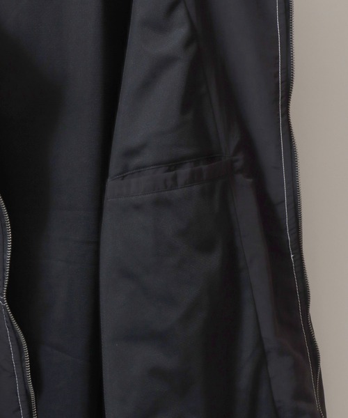 SITRY(シトリー)の「SITRY Nylon & Cotton Hoodie/別注 オーバーサイズ 配色ステッチ 無地 チェック柄 ジップパーカー フーディー ナイロンジャケット ブルゾン(ナイロンジャケット・メンズ・ブラック/ブラウン/ブラック系その他/ベージュ系その他・LL/M/L)」の13枚目の写真