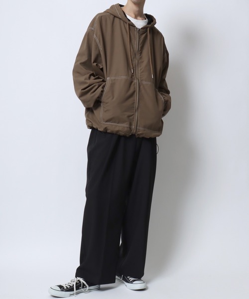 セオリー VIS PONTE HOODIE ジャケット パーカー S 茶 theory セオリーVIS PONTE HOODIE ジップアップパーカーS - メルカリ