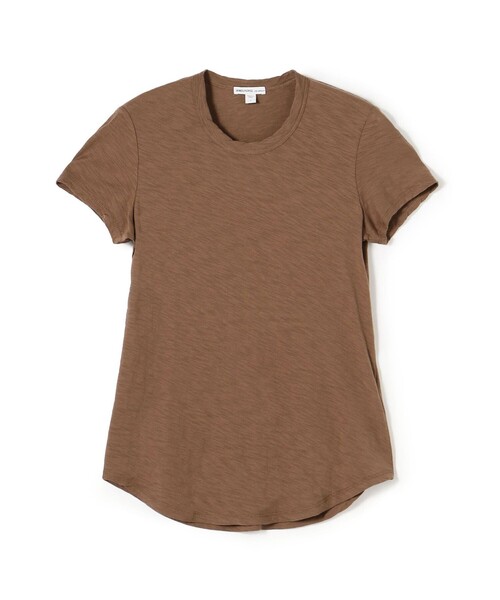 JAMES PERSE(ジェームスパース)の「スラブジャージー クルーネックTシャツ WUA3037(Tシャツ/カットソー・レディース・レッド系その他2/グレー・1/0)」の1枚目の写真