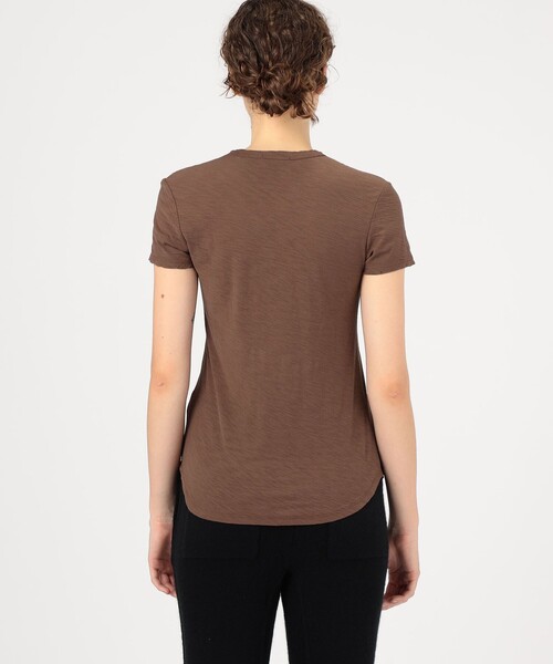 JAMES PERSE(ジェームスパース)の「スラブジャージー クルーネックTシャツ WUA3037(Tシャツ/カットソー・レディース・レッド系その他2/グレー・1/0)」の6枚目の写真