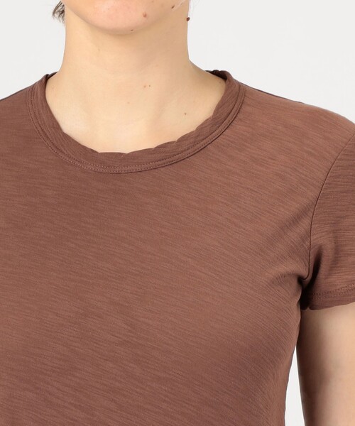 JAMES PERSE(ジェームスパース)の「スラブジャージー クルーネックTシャツ WUA3037(Tシャツ/カットソー・レディース・レッド系その他2/グレー・1/0)」の7枚目の写真