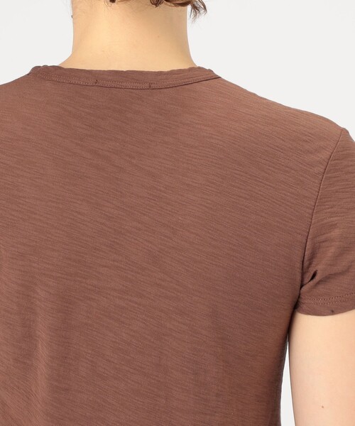 JAMES PERSE(ジェームスパース)の「スラブジャージー クルーネックTシャツ WUA3037(Tシャツ/カットソー・レディース・レッド系その他2/グレー・1/0)」の8枚目の写真