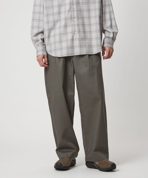 WEB限定】＜3/2 WORKS＞GLR ワイドチノ チノパンツ（チノパンツ