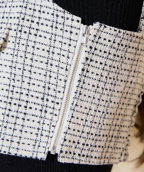 WILLSELECTION（ウィルセレクション）の「ツイードビスチェ（その他トップス・レディース・ピンク/ブラック/ブルー/オフホワイト・FREE）」の12枚目の写真