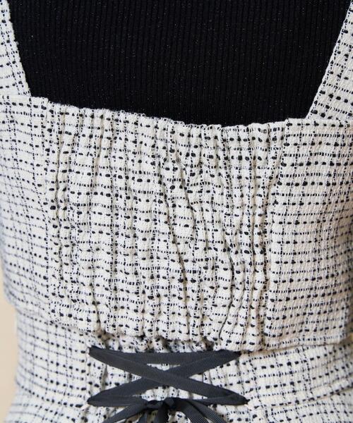 WILLSELECTION（ウィルセレクション）の「ツイードビスチェ（その他トップス・レディース・ピンク/ブラック/ブルー/オフホワイト・FREE）」の13枚目の写真