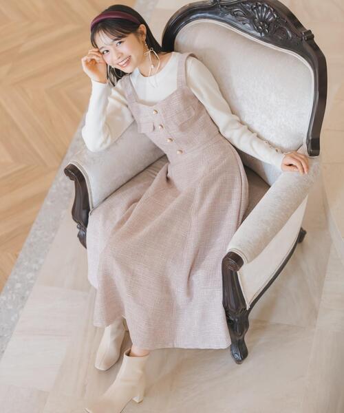 WILLSELECTION（ウィルセレクション）の「ツイードビスチェ（その他トップス・レディース・ピンク/ブラック/ブルー/オフホワイト・FREE）」の20枚目の写真