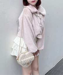 ジャケット・アウター oneway ノーカラーボアジャケット – PARK by one way（パークバイ