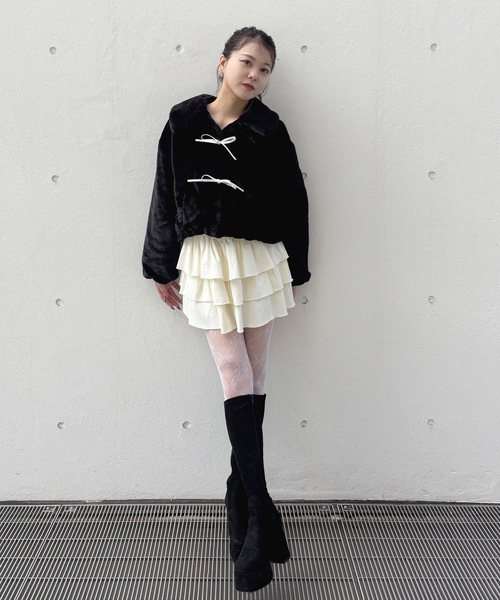 one way（ワンウェイ）の「リボンファージャケット（その他アウター・レディース・ホワイト/ピンク/ブラック/ブラウン・FREE）」の19枚目の写真