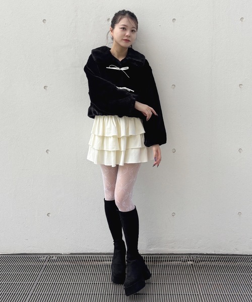 one way（ワンウェイ）の「リボンファージャケット（その他アウター・レディース・ホワイト/ピンク/ブラック/ブラウン・FREE）」の22枚目の写真