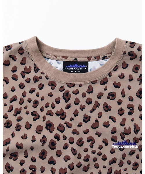 THOUSAND MILE（サウザンドマイル）の「[L's]SHORT SLEEVE T-SHIRT & SKIRT SET NY/PU PRINT/ショートスリーブTシャツ＆スカートセット プリント（セットアップ・レディース・ブラウン系その他/ブラック系その他/レオパード・FREE）」の20枚目の写真