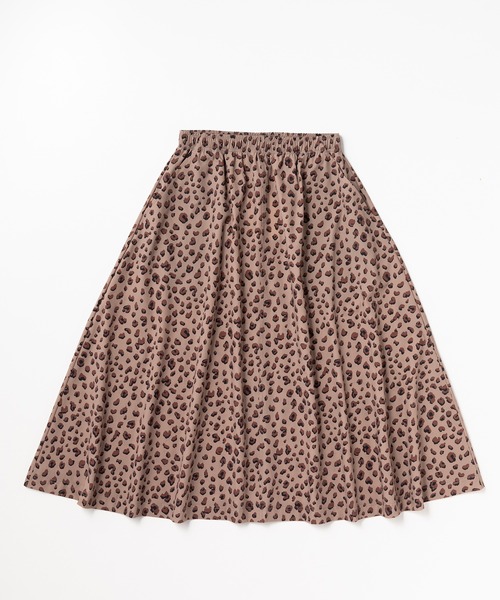 THOUSAND MILE（サウザンドマイル）の「[L's]SHORT SLEEVE T-SHIRT & SKIRT SET NY/PU PRINT/ショートスリーブTシャツ＆スカートセット プリント（セットアップ・レディース・ブラウン系その他/ブラック系その他/レオパード・FREE）」の10枚目の写真