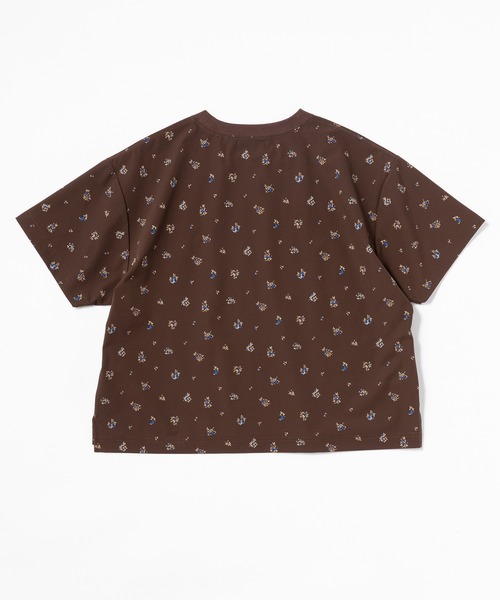THOUSAND MILE（サウザンドマイル）の「[L's]SHORT SLEEVE T-SHIRT & SKIRT SET NY/PU PRINT/ショートスリーブTシャツ＆スカートセット プリント（セットアップ・レディース・ブラウン系その他/ブラック系その他/レオパード・FREE）」の17枚目の写真