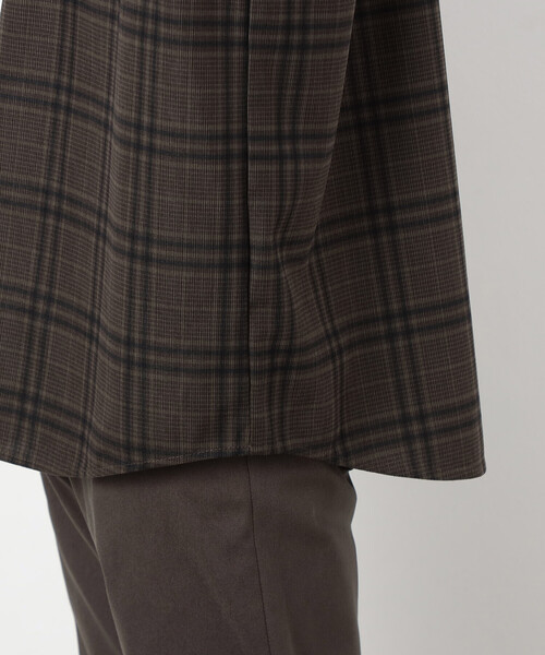 COMME CA ISM（コムサイズム）の「トリコットコーデュロイチェックプリント  ショートポイントカラー シャツ（シャツ/ブラウス・メンズ・ブラウン/ネイビー・SMALL/MEDIUM/LARGE）」の18枚目の写真