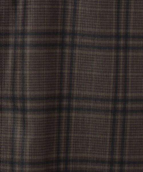 COMME CA ISM（コムサイズム）の「トリコットコーデュロイチェックプリント  ショートポイントカラー シャツ（シャツ/ブラウス・メンズ・ブラウン/ネイビー・SMALL/MEDIUM/LARGE）」の20枚目の写真