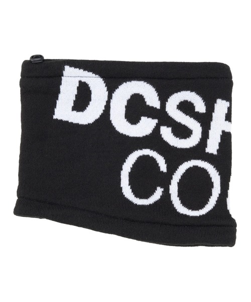 DC SHOES（ディーシーシューズ）の「25 INSIGNIA NECK GAI /DCロゴドローコード付きネックウォーマー（ネックウォーマー/スヌード・メンズ・ブラック×ゴールド/ブラック×ホワイト・FREE）」の2枚目の写真