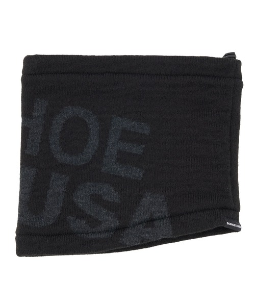 DC SHOES（ディーシーシューズ）の「25 INSIGNIA NECK GAI /DCロゴドローコード付きネックウォーマー（ネックウォーマー/スヌード・メンズ・ブラック×ゴールド/ブラック×ホワイト・FREE）」の6枚目の写真