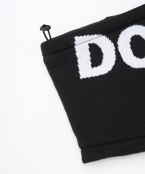 DC SHOES（ディーシーシューズ）の「25 INSIGNIA NECK GAI /DCロゴドローコード付きネックウォーマー（ネックウォーマー/スヌード・メンズ・ブラック×ゴールド/ブラック×ホワイト・FREE）」の4枚目の写真