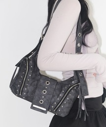 【日本未発売/WEB限定】ILLIGO(イリゴ)/ヴィンテージ アイレット スタッズ ショルダーバッグ/RIFF EYELET SHOULDER BAG