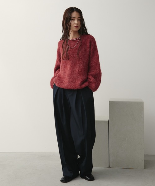 モヘアライクボリュームニット（ニット/セーター）｜Aunt Marie's