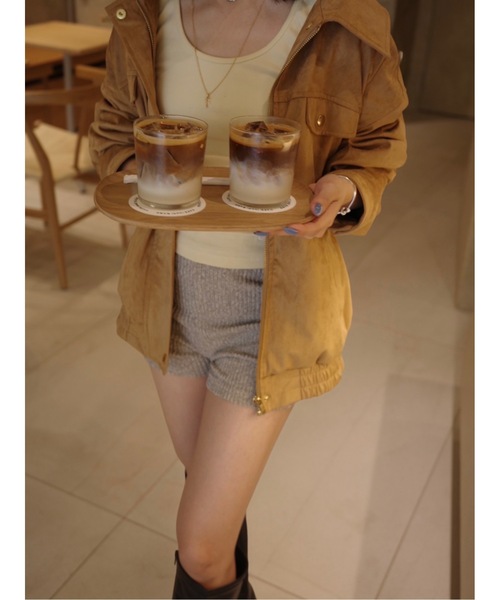 JUMELLE（ジュメロ）の「スウェードジャケット（ブルゾン・レディース・ブラウン/ベージュ・FREE）」の17枚目の写真