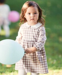 シャーリーテンプル♡新品未使用タグ付き♡ギンガムチェックピンクワンピース110 Shirley Temple - シャーリーテンプル ギンガムチェック