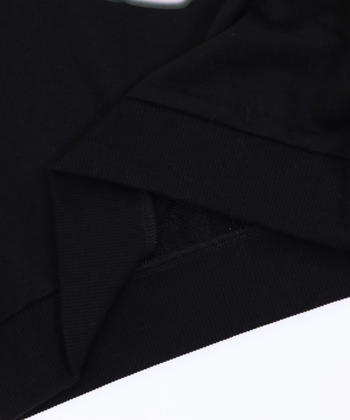 ANAP kids（アナップキッズ）の「袖チュール ハートプリント スウェット（スウェット・キッズ・ブラック/ラベンダー/ホワイト・110/120/130）」の17枚目の写真