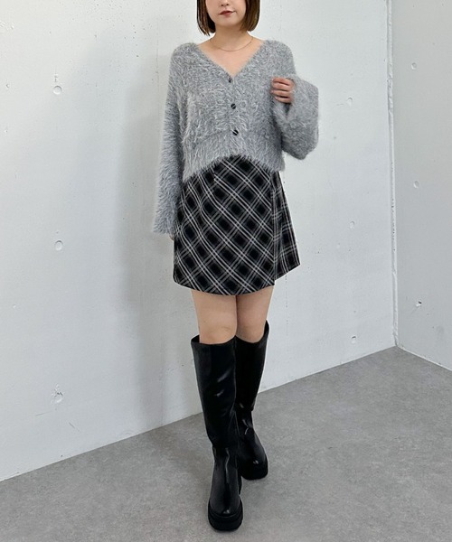 archives（アルシーヴ）の「【ＳＥＴＵＰ対応】ラップミニスカート（スカート・レディース・ブラック/モカ/チャコールグレー/ブラウン・MEDIUM）」の19枚目の写真