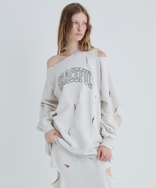 Broken Sweat Top/ブロークンスウェットトップ