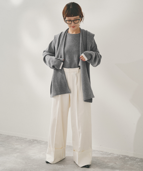 Higuchi*Sカシミヤ混フードマフラー（マフラー）｜Spick & Span