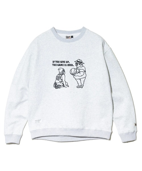 Duckster/ダックスター 名場面刺繍 クルースウェット（スウェット