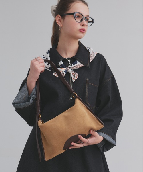 antic rag(アンティックラグ)の「Le Junev Conclu ル ジュヌーヴ コンクル(ショルダーバッグ・レディース・キャメル/ブラウン/ベージュ・FREE)」の16枚目の写真