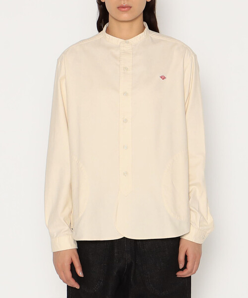 な*け様 ダントン danton WOMEN'S COTTON FLANNEL WOMEN'S COTTON FLANNEL BAND COLLAR SHIRT（シャツ/ブラウス