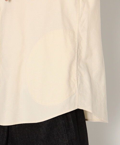 WOMEN'S COTTON FLANNEL BAND COLLAR SHIRT（シャツ/ブラウス