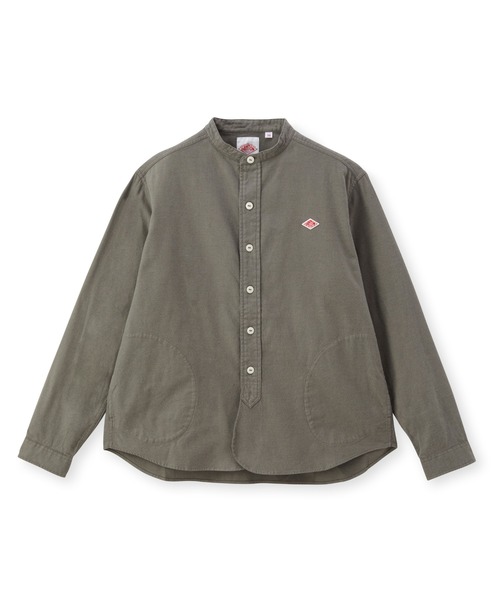 WOMEN'S COTTON FLANNEL BAND COLLAR SHIRT（シャツ/ブラウス