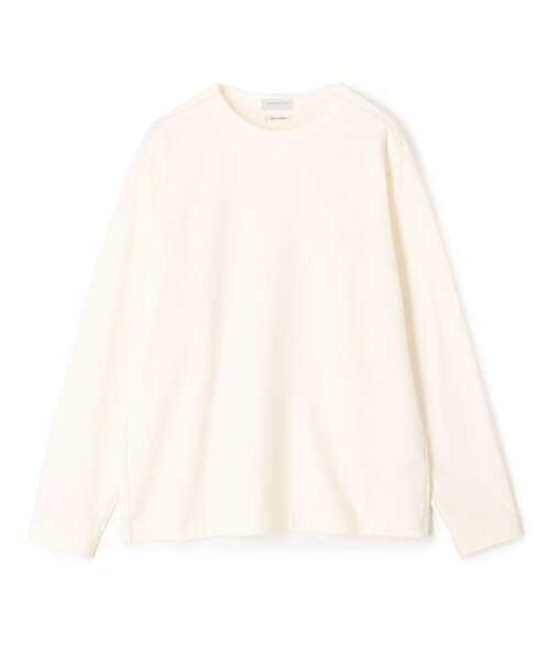 TOMORROWLAND (トゥモローランド)の「コットン 接結 クルーネックカットソー(Tシャツ/カットソー・メンズ・カーキブラウン/ネイビー/ホワイト/ライトブルー・L/M/S)」の2枚目の写真