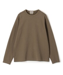 コットン 接結 クルーネックカットソー