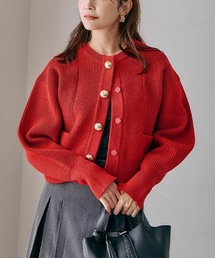 aquagarage | BIGボタンニットカーディガン(カーディガン/ボレロ)