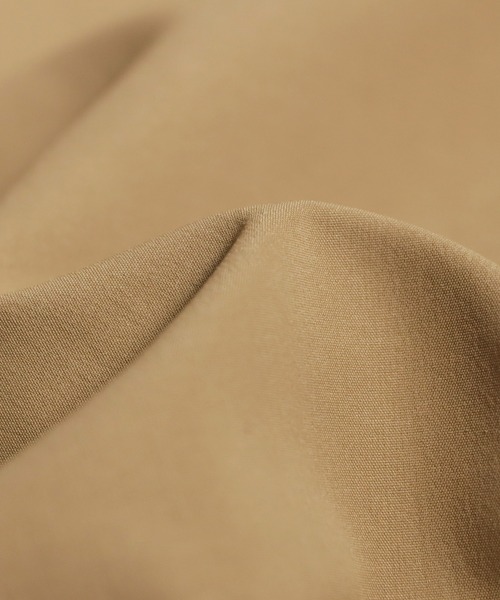 antiqua（アンティカ）の「ドレープデザインシャツワンピース（シャツワンピース・レディース・ブラック/ベージュ・ONESIZE）」の21枚目の写真