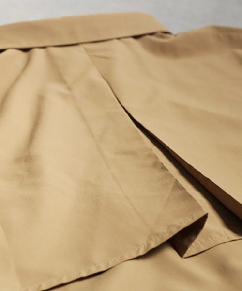 antiqua（アンティカ）の「ドレープデザインシャツワンピース（シャツワンピース・レディース・ブラック/ベージュ・ONESIZE）」の19枚目の写真