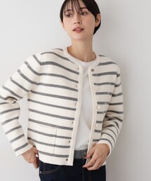 【洗える】ジャケット見えカーディガン