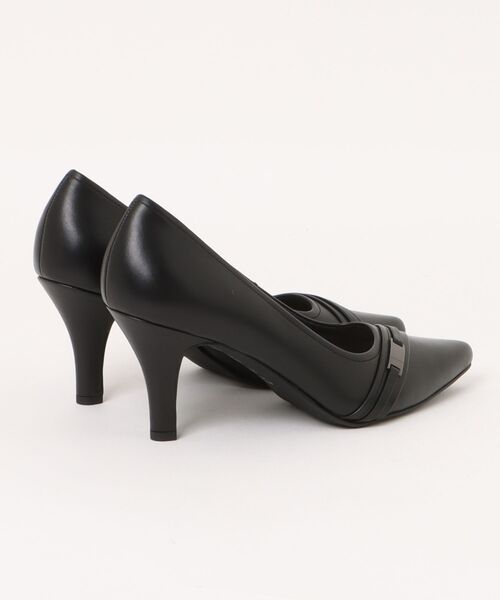 MELMO(メルモ)の「ポインテッドトゥベルテッドパンプス(パンプス・レディース・ブラック/ベージュ・22.5cm/23.5cm/24.5cm/23.0cm/24.0cm)」の3枚目の写真