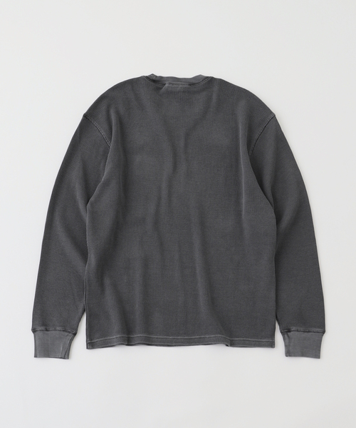 Carhartt WIP(カーハートダブリューアイピー)の「CARHARTT WIP / カーハート ダブリューアイピー L/S VISTA WAFFLE T-SHIRT(Tシャツ/カットソー・メンズ・ブラック/アイボリー・SMALL/MEDIUM)」の3枚目の写真