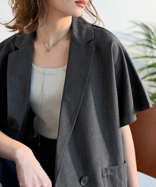 セール】【『ベージュ』予約受付中】纏うだけで上品見え。リネンライク