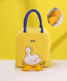 Ritzy（リッツィー）の「配色ハンドル付き　ランチバッグ   収納保温バッグ（その他雑貨）」